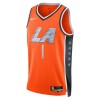 Canotte Uomo Los Angeles Clippers James Harden Nike 2025-26 City Edition Arancia Swingman